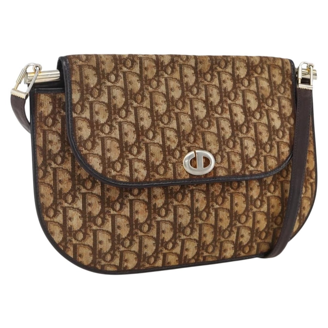 Beige Gold Trotter Canvas Christian Dior Shoulder Bag France: Beige Gold Trotter Canvas Christian Dior Shoulder Bag France This Christian Dior shoulder bag features the iconic Trotter canvas in beige and gold tones. Made in France, it has a structured silhouette