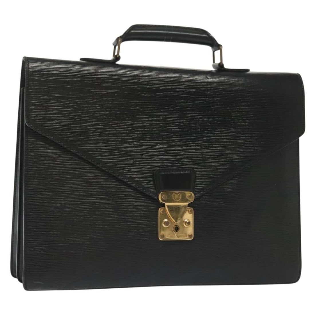 Louis Vuitton Epi Serviette Conseiller Business Bag Black M54422 Made in France (1 of 18)