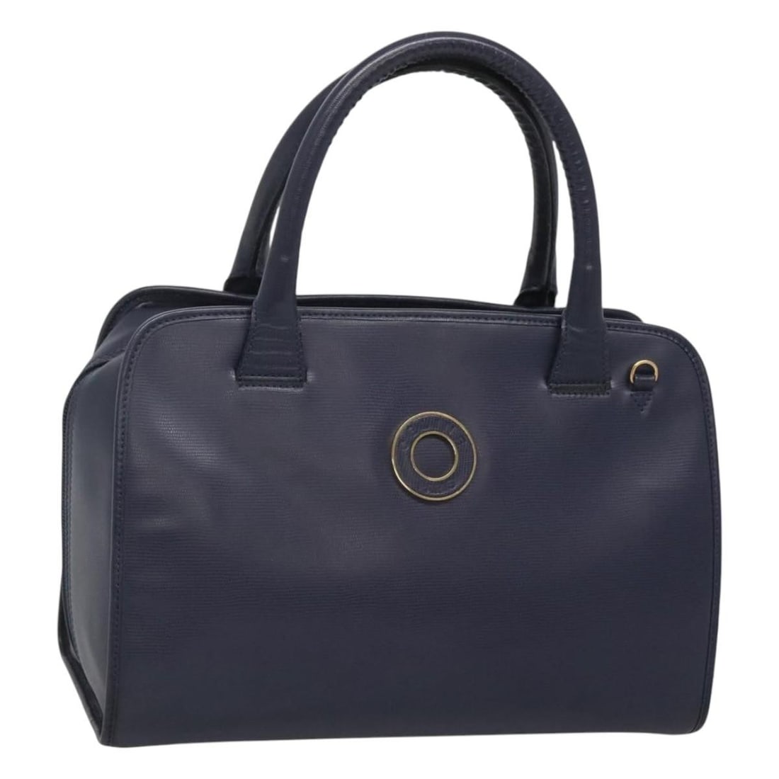 CELINE Leather Hand Bag Blue Gold Made in Italy: CELINE Leather Hand Bag Blue Gold Made in Italy This authentic CELINE hand bag showcases a striking blue and gold leather exterior, combining elegance with practicality. Designed for the modern indivi