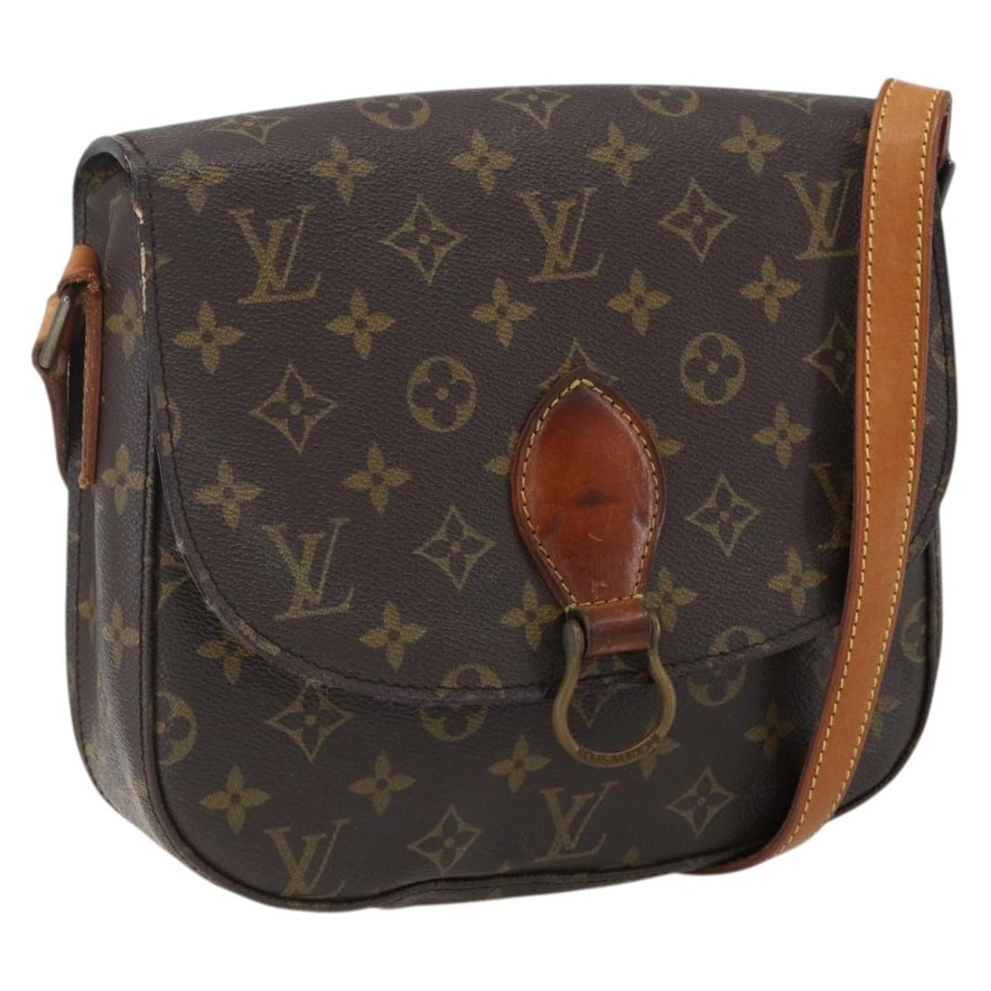 Saint Cloud GM Monogram Canvas Shoulder Bag by Louis Vuitton M51242: Saint Cloud GM Monogram Canvas Shoulder Bag by Louis Vuitton M51242 This is a Louis Vuitton Monogram Saint Cloud GM shoulder bag crafted from signature monogram canvas. The bag features a flap closure
