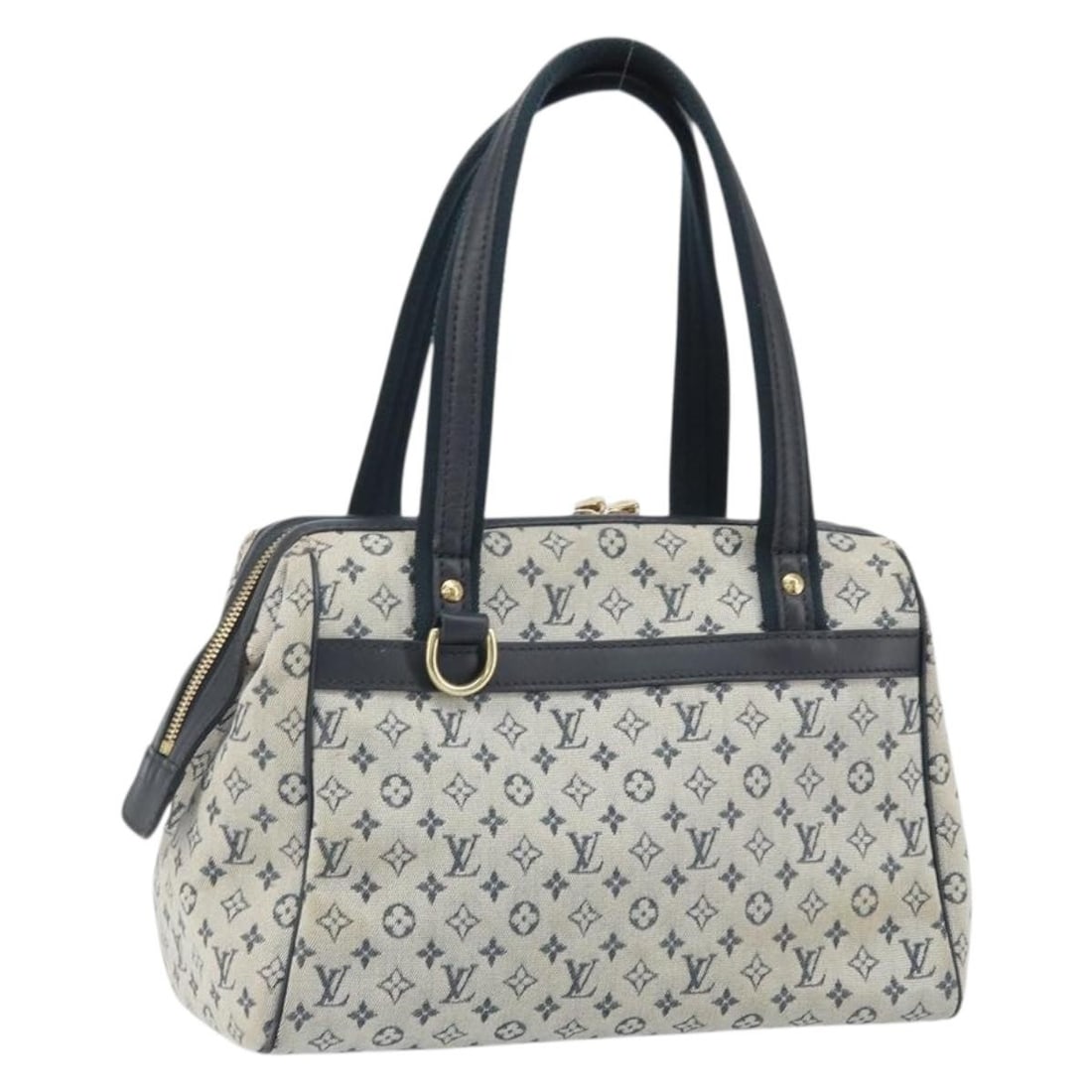 Louis Vuitton Mini Josephine PM Blue Monogram Canvas Handbag M92049 (1 of 18)