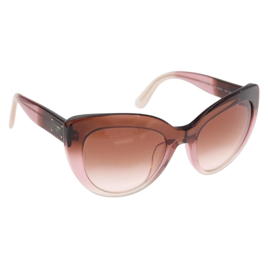 DOLCE&GABBANA Brown Plastic Sunglasses with Case Made in Italy: DOLCE&GABBANA Brown Plastic Sunglasses with Case Made in Italy Enhance your style with these DOLCE&GABBANA sunglasses, crafted in Italy. These stylish sunglasses feature a chic brown plastic frame tha