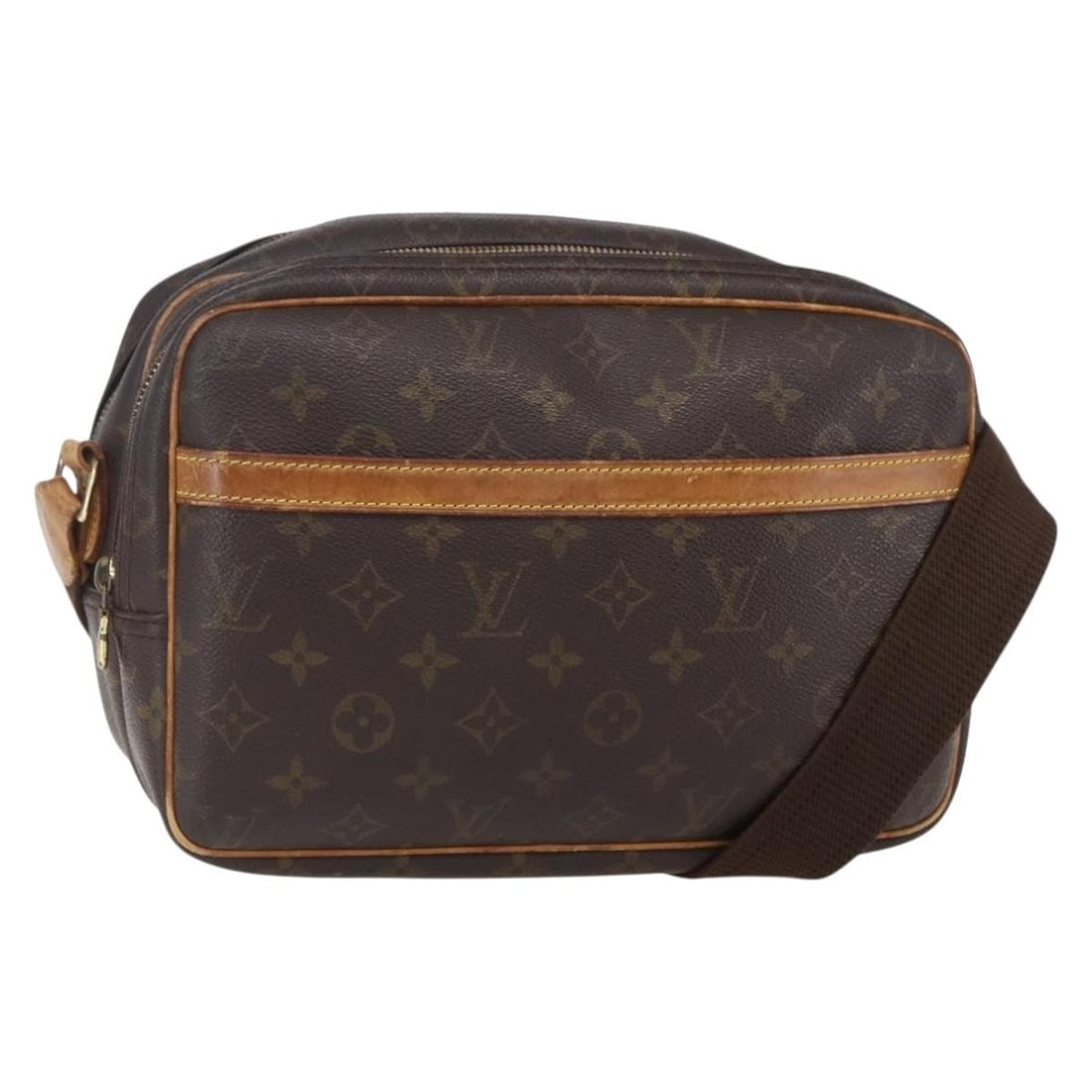 LOUIS VUITTON Monogram Reporter PM Shoulder Bag M45254 Auth France: LOUIS VUITTON Monogram Reporter PM Shoulder Bag M45254 Auth France This authentic LOUIS VUITTON Monogram Reporter PM Shoulder Bag (Product No.: M45254) showcases the brand's iconic monogram canvas in