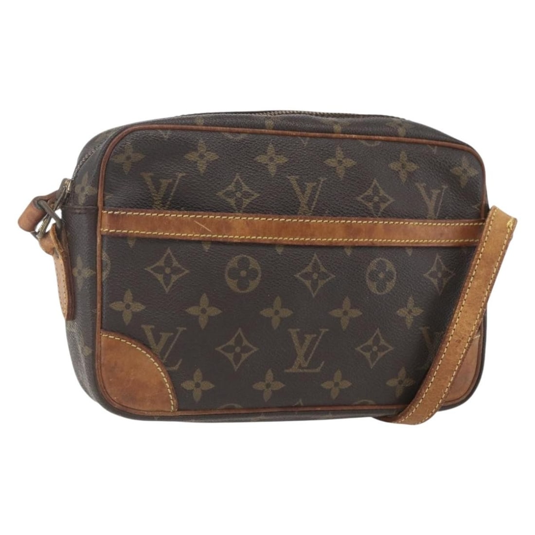 Monogram Canvas Trocadero 23 Shoulder Bag by Louis Vuitton M51276: Monogram Canvas Trocadero 23 Shoulder Bag by Louis Vuitton M51276 This Louis Vuitton Monogram Trocadero 23 Shoulder Bag features the iconic Monogram canvas exterior with leather trim. The bag is equip