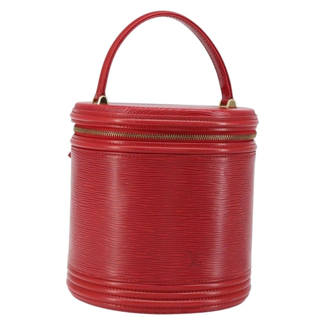 Louis Vuitton Red Epi Leather Cannes Handbag M48037 France (1 of 18)