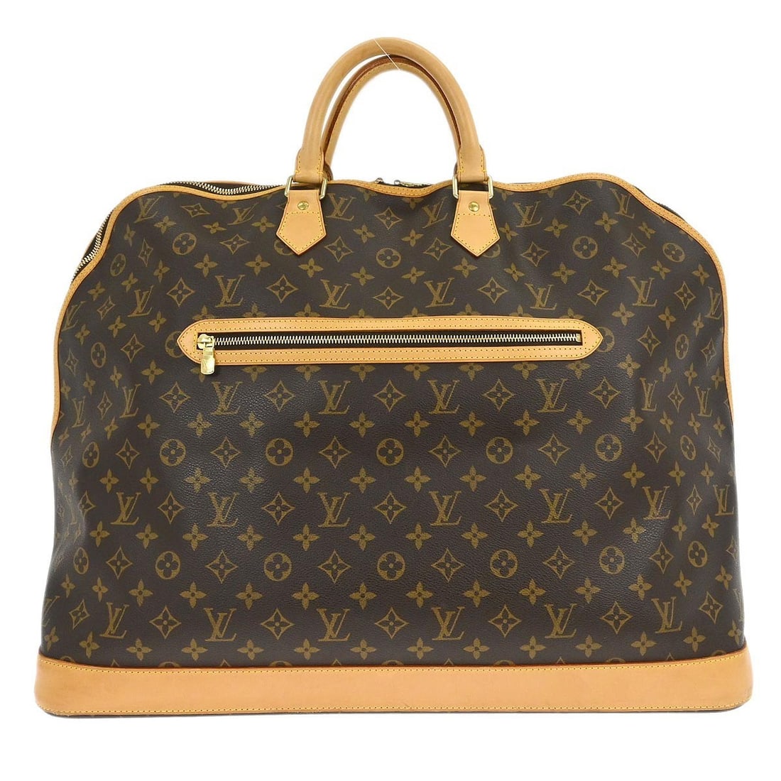 Alma Voyage GM Travel Bag in Monogram Canvas by Louis Vuitton: Alma Voyage GM Travel Bag in Monogram Canvas by Louis Vuitton This Louis Vuitton Alma Voyage GM duffle handbag features the iconic monogram canvas leather exterior with beige double leather handles an