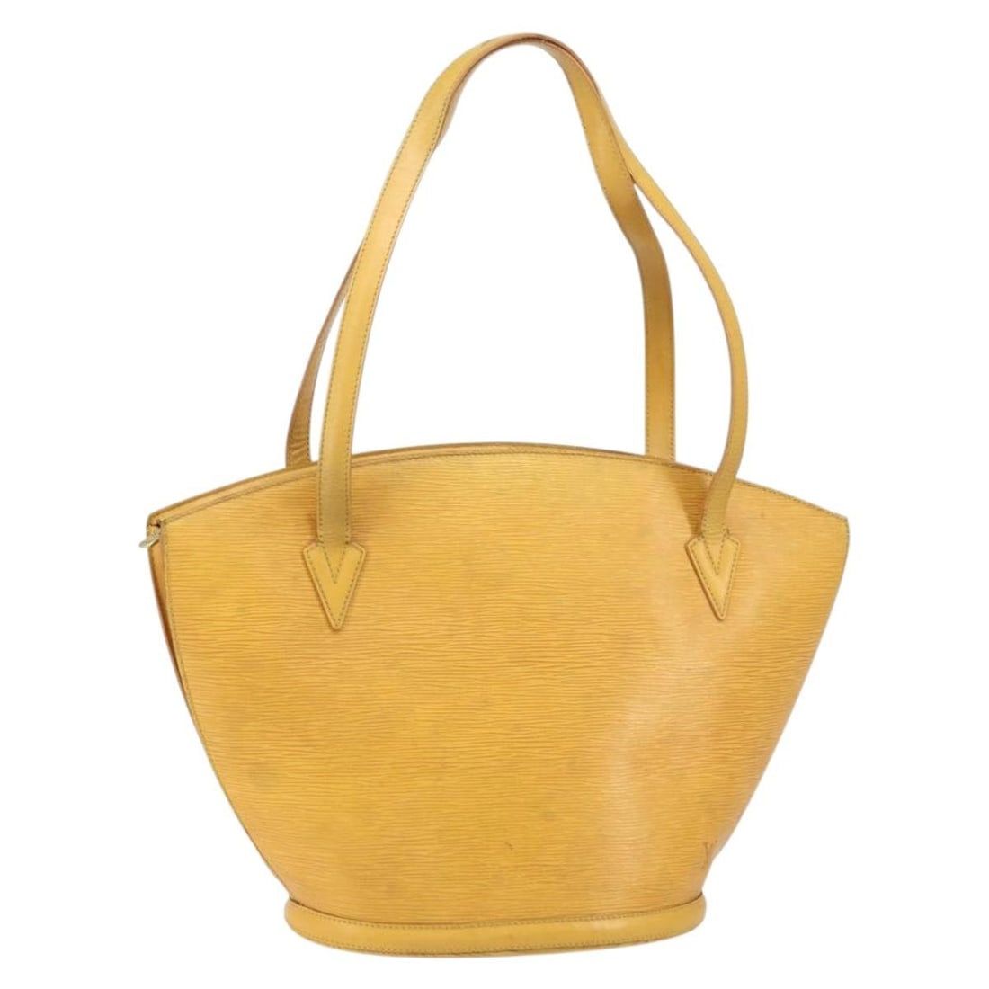 Louis Vuitton Epi Leather Saint Jacques Yellow Shoulder Bag M52269 France: Louis Vuitton Epi Leather Saint Jacques Yellow Shoulder Bag M52269 France This Louis Vuitton Epi Saint Jacques Shopping Shoulder Bag features durable yellow Epi leather and a spacious interior, making