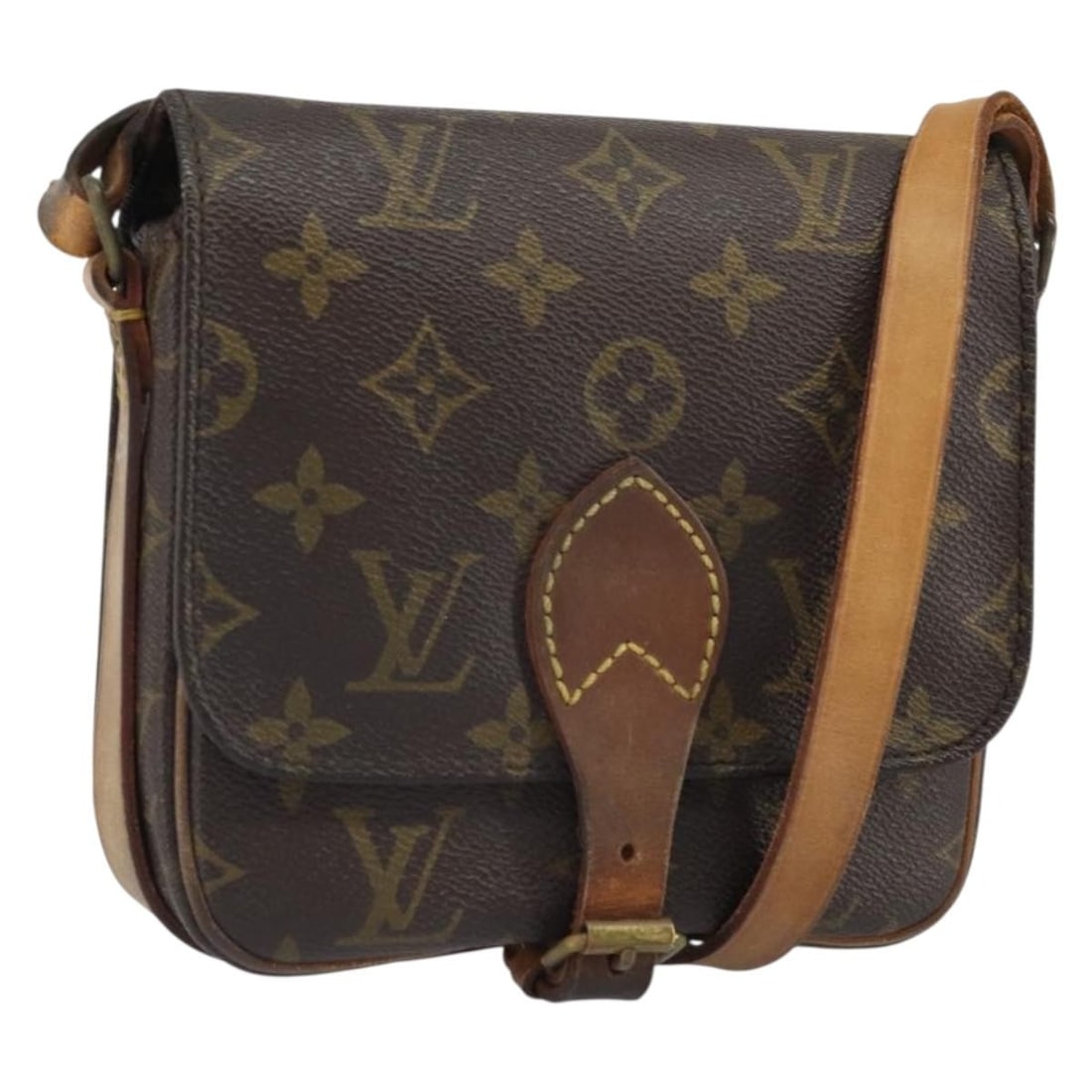 Louis Vuitton Cartouchiere PM Monogram Canvas M51254 Shoulder Bag: Louis Vuitton Cartouchiere PM Monogram Canvas M51254 Shoulder Bag This Louis Vuitton Monogram Cartouchiere PM Shoulder Bag, model M51254, is crafted from the signature monogram canvas and features a c