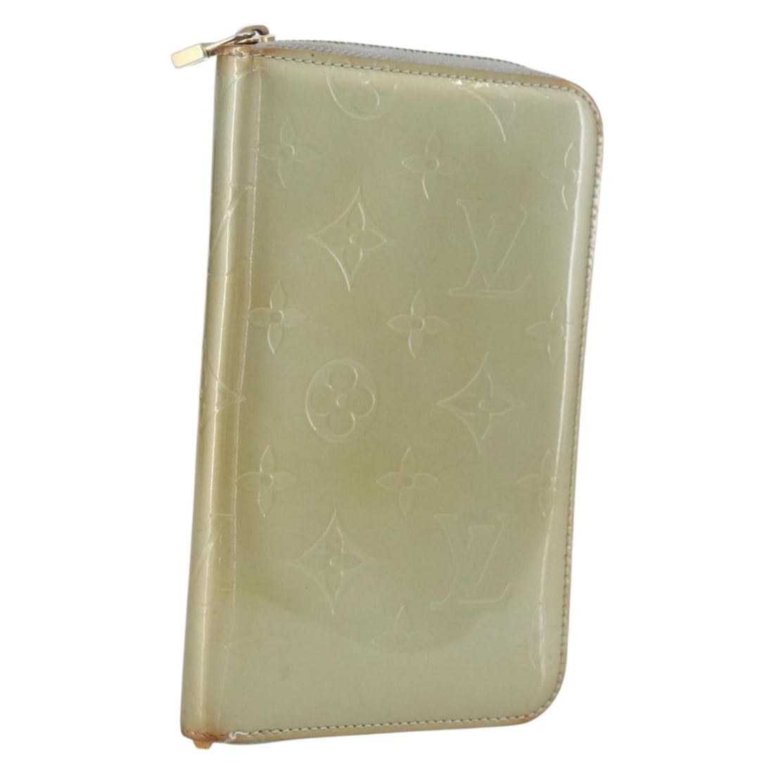Louis Vuitton Eldridge Gris Patent Leather Long Wallet M91158: Louis Vuitton Eldridge Gris Patent Leather Long Wallet M91158 This Louis Vuitton Monogram Vernis Eldridge Long Wallet in Gris is crafted from patent leather and features a sleek design. Made in France