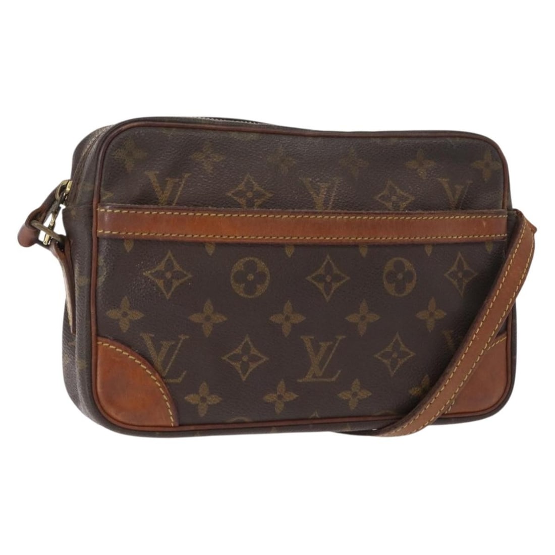 LOUIS VUITTON Monogram Trocadero 23 Shoulder Bag M51276 Auth: LOUIS VUITTON Monogram Trocadero 23 Shoulder Bag M51276 Auth This authentic LOUIS VUITTON Monogram Trocadero 23 Shoulder Bag (Model M51276) showcases the iconic monogram canvas exterior, synonymous wi