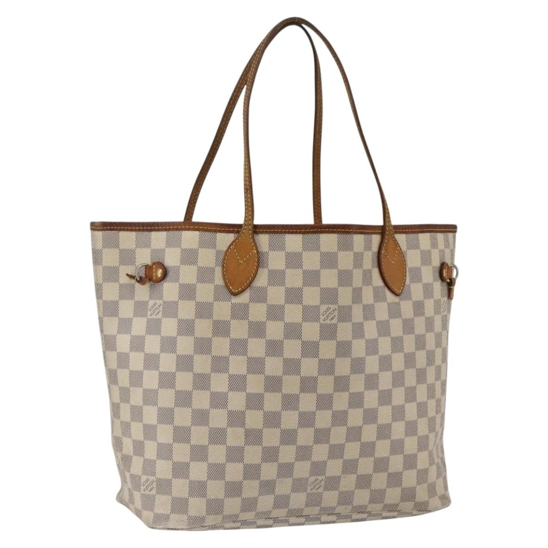 Louis Vuitton Damier Azur Canvas Neverfull MM Tote Bag Model N41605 (1 of 18)