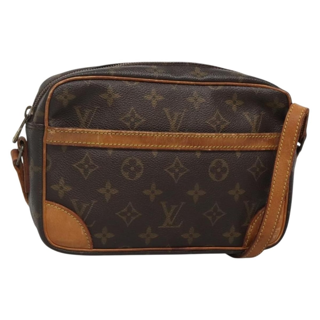 LOUIS VUITTON Monogram Trocadero 23 Shoulder Bag M51276 Made in France: LOUIS VUITTON Monogram Trocadero 23 Shoulder Bag M51276 Made in France Discover the timeless elegance of the LOUIS VUITTON Monogram Trocadero 23 Shoulder Bag. Crafted in France, this stylish shoulder