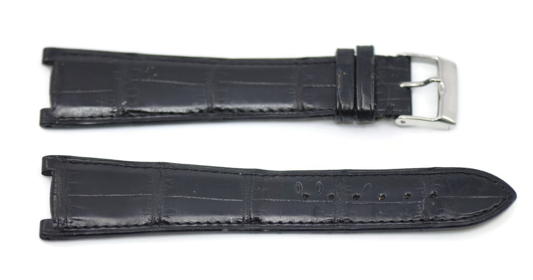 Frederique Constant 23mm Black Leather Wristwatch Strap Authentic (1 of 2)