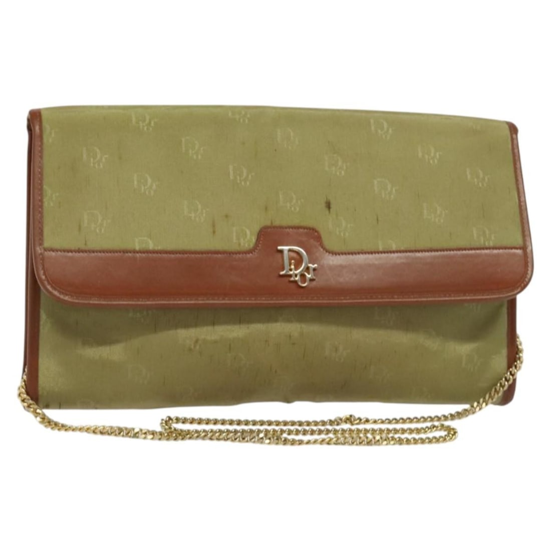 Christian Dior Beige Gold Nylon Chain Shoulder Bag France Auth: Christian Dior Beige Gold Nylon Chain Shoulder Bag France Auth This Christian Dior Chain Shoulder Bag is a chic accessory crafted from durable nylon, featuring a sophisticated beige and gold color pal