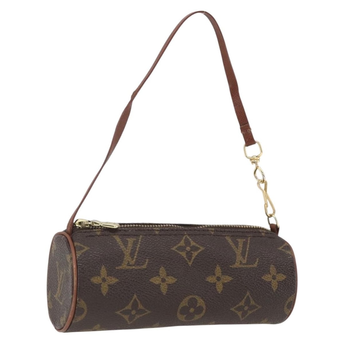 Papillon Monogram Canvas Pouch by Louis Vuitton France: Papillon Monogram Canvas Pouch by Louis Vuitton France This is a Louis Vuitton Monogram Papillon Pouch crafted from the brand's signature monogram canvas. The pouch features a classic monogram color a