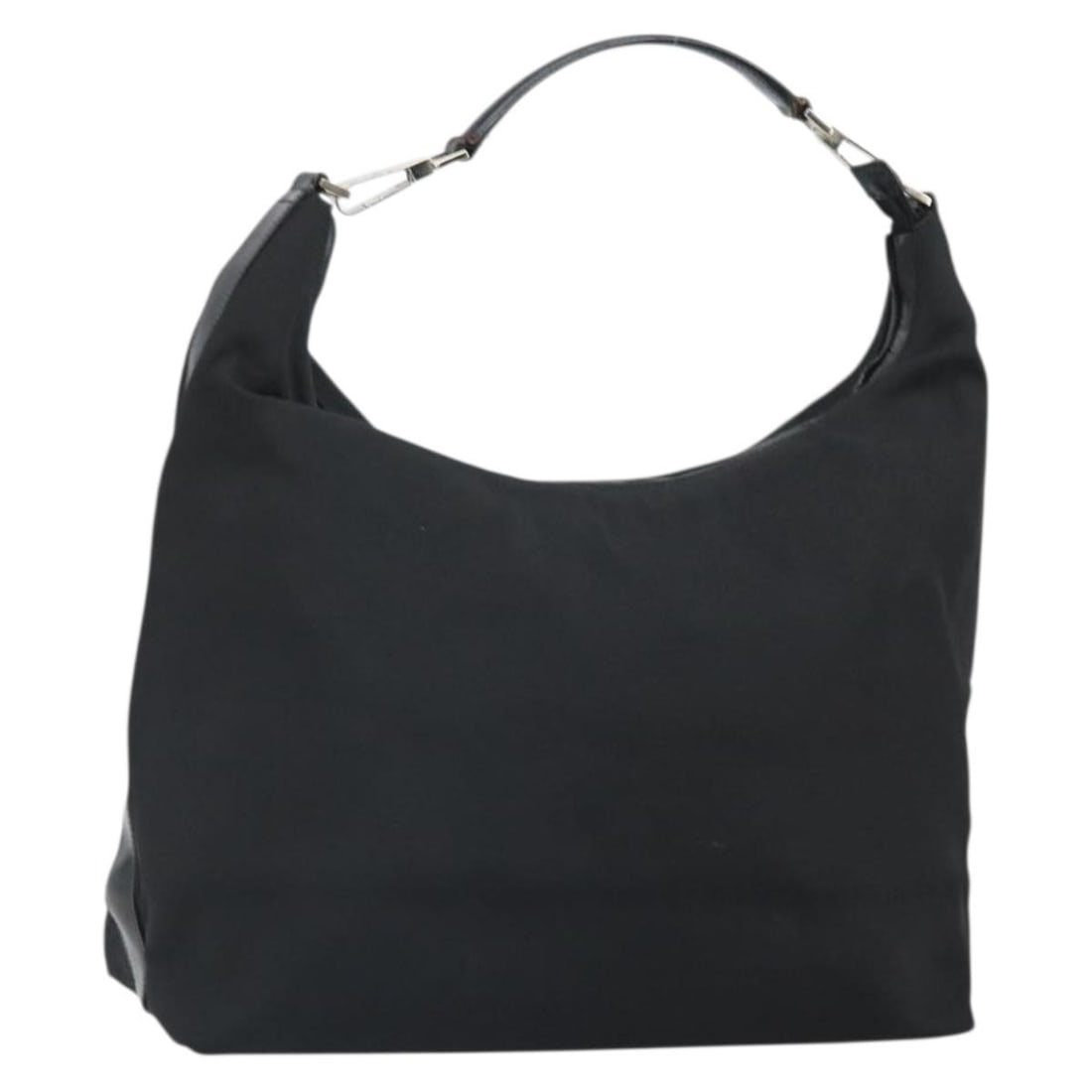 Black Nylon GUCCI 001 1955 Shoulder Bag with Silver Details (1 of 18)