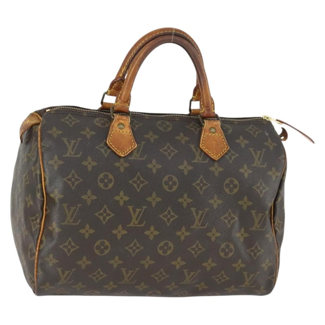 Monogram Canvas Speedy 30 Handbag by Louis Vuitton M41526 France: Monogram Canvas Speedy 30 Handbag by Louis Vuitton M41526 France This Louis Vuitton Speedy 30 handbag features the brand's signature Monogram Canvas in classic monogram color. Made in France, it offer