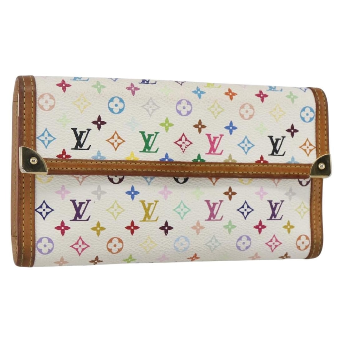 LOUIS VUITTON Multicolor Porte Tresor International Wallet M92659 Authentic: LOUIS VUITTON Multicolor Porte Tresor International Wallet M92659 Authentic This exquisite Louis Vuitton Multicolor Porte Tresor International Wallet showcases a vibrant design crafted from Monogram M