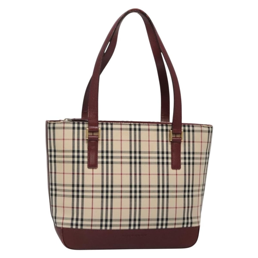 Burberry Nova Check Tote Bag Canvas Beige Gold Authentic: Burberry Nova Check Tote Bag Canvas Beige Gold Authentic This Burberry Nova Check Tote Bag combines a stylish design with practical functionality. Crafted from durable canvas, this tote features a sop