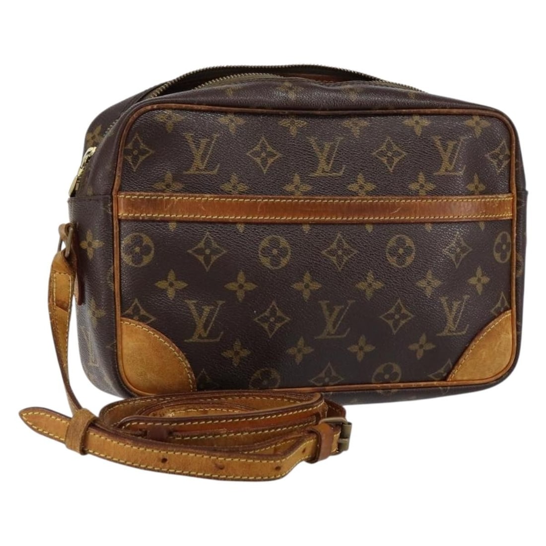 LOUIS VUITTON Monogram Trocadero 27 Shoulder Bag M51274 France (1 of 18)