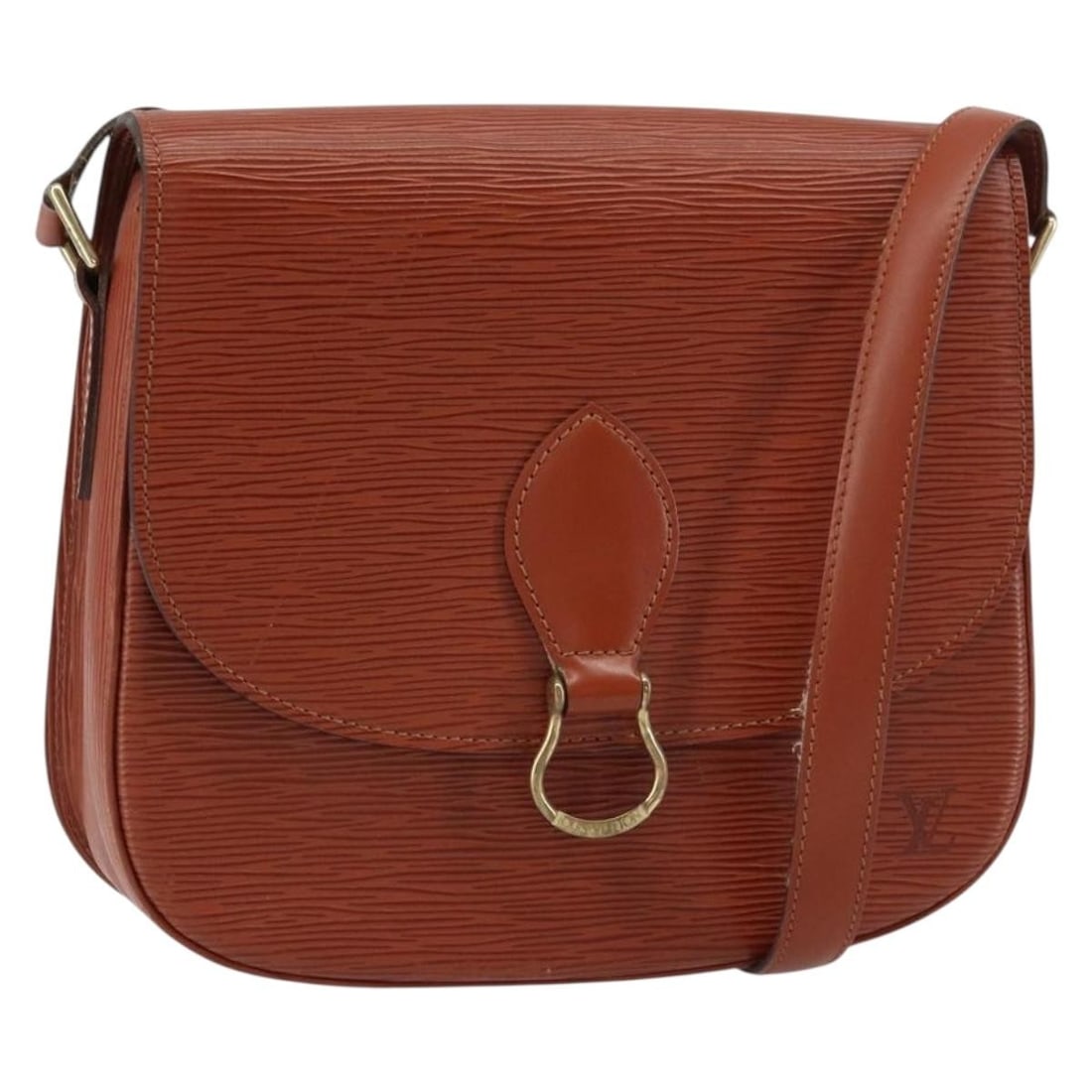 Louis Vuitton Epi Leather Saint Cloud GM Brown Shoulder Bag M52193 (1 of 18)
