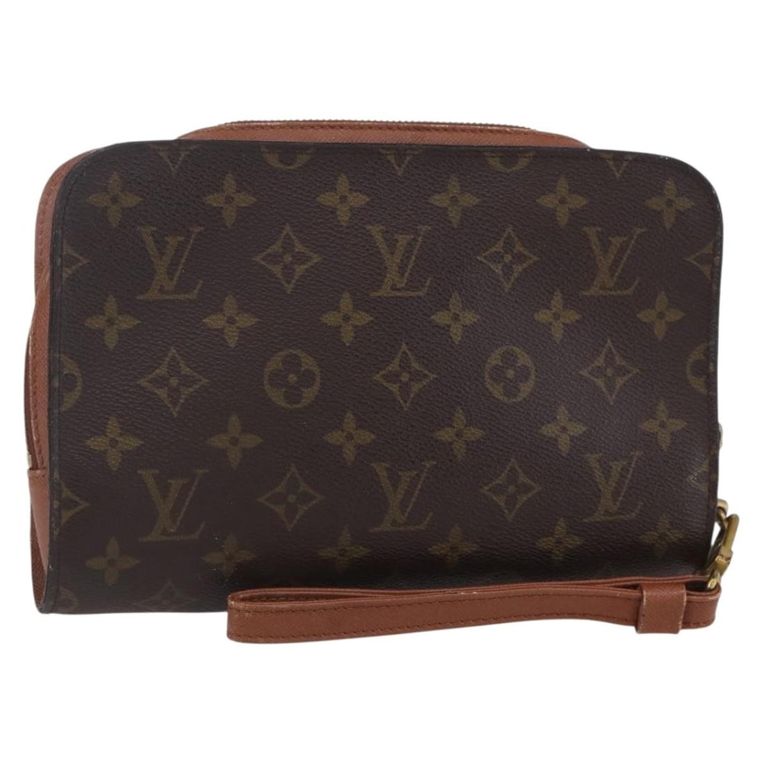 LOUIS VUITTON Monogram Orsay Clutch Bag M51790 Auth France: LOUIS VUITTON Monogram Orsay Clutch Bag M51790 Auth France This authentic LOUIS VUITTON Monogram Orsay Clutch Bag (Model M51790) is a stylish accessory crafted from durable Monogram Canvas. Made in Fr