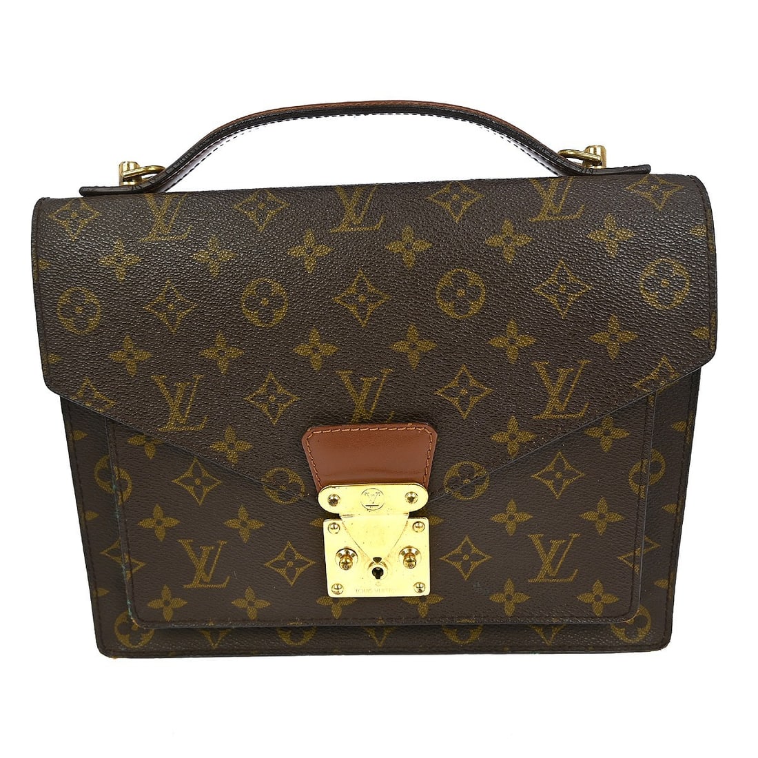 Louis Vuitton Monceau 28 Monogram Business Handbag M51185: Louis Vuitton Monceau 28 Monogram Business Handbag M51185 This vintage Louis Vuitton Monogram Monceau 28 business handbag combines style and functionality, making it perfect for casual occasions. Craf