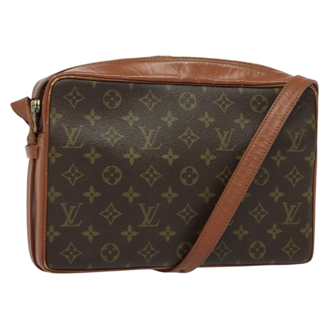 Monogram Canvas Sac Bandouliere Shoulder Bag M51364 by Louis Vuitton: Monogram Canvas Sac Bandouliere Shoulder Bag M51364 by Louis Vuitton This Louis Vuitton Monogram Sac Bandouliere shoulder bag is crafted from signature monogram canvas and features a classic monogram