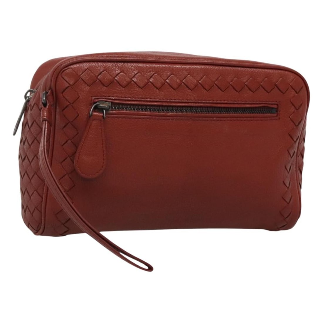 Bottega Veneta Intrecciato Brown Leather Clutch Bag Made in Italy: Bottega Veneta Intrecciato Brown Leather Clutch Bag Made in Italy Introducing the Bottega Veneta Intrecciato Clutch Bag, a luxurious accessory crafted from high-quality leather in a sophisticated brow