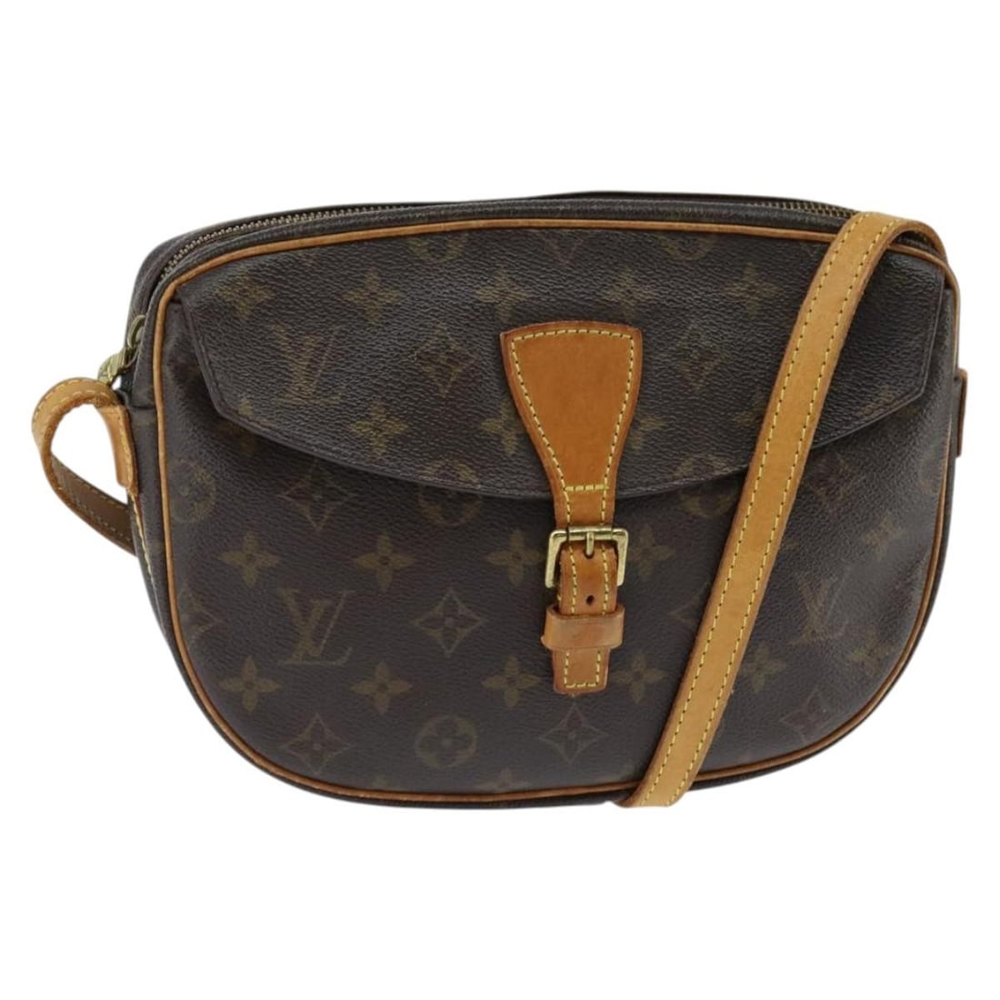 LOUIS VUITTON Monogram Jeune Fille MM Shoulder Bag M51226 France Auth (1 of 18)