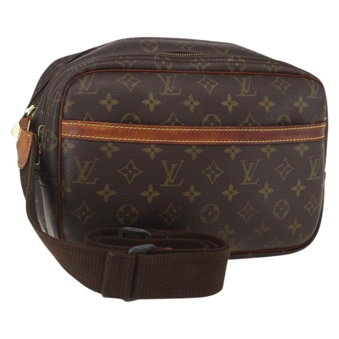 LOUIS VUITTON Monogram Reporter PM Shoulder Bag M45254 Auth SP1907 (1 of 18)
