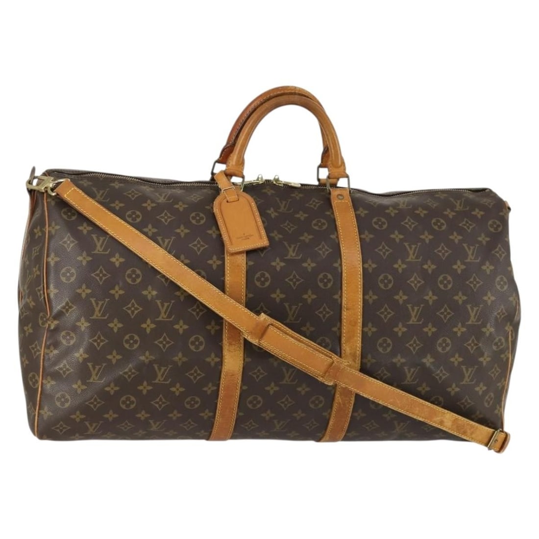 Keepall Bandouliere 60 Monogram Canvas Boston Bag by Louis Vuitton M41412 (1 of 18)