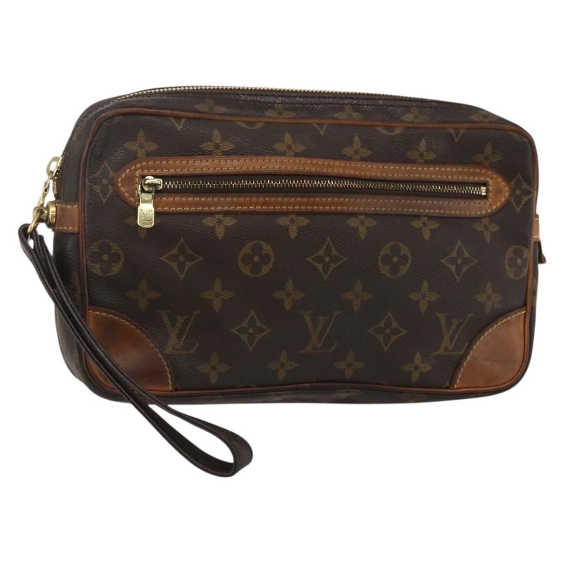 LOUIS VUITTON Monogram Marly Dragonne GM Clutch Bag M51825 Authentic France: LOUIS VUITTON Monogram Marly Dragonne GM Clutch Bag M51825 Authentic France The LOUIS VUITTON Monogram Marly Dragonne GM Clutch Bag is a stylish accessory crafted from signature Monogram Canvas, showc