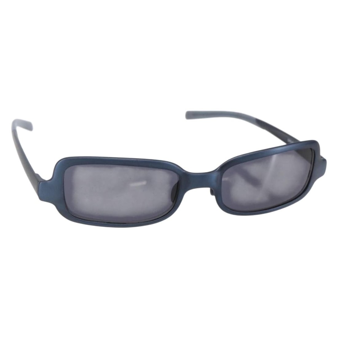 PRADA SPR65A Navy Plastic Sunglasses with Case and Guarantee Card: PRADA SPR65A Navy Plastic Sunglasses with Case and Guarantee Card Elevate your style with these authentic PRADA sunglasses. Crafted in Italy, these sunglasses feature a sleek navy plastic frame, embod
