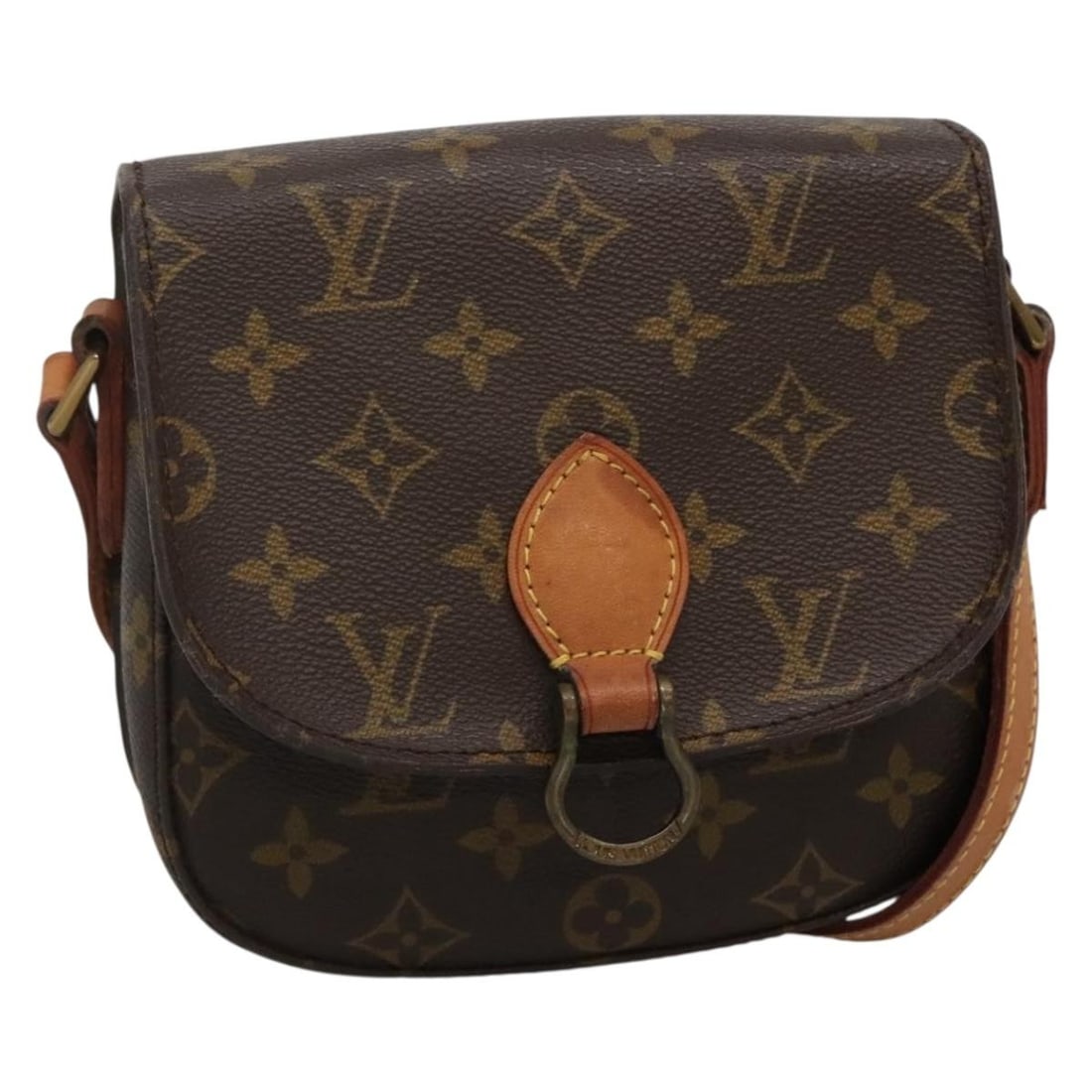 Louis Vuitton Monogram Saint Cloud PM Shoulder Bag M51244 Auth (1 of 18)