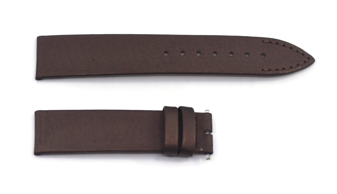 Jaeger-LeCoultre Authentic Brown Satin Wristwatch Strap 17mm (1 of 2)