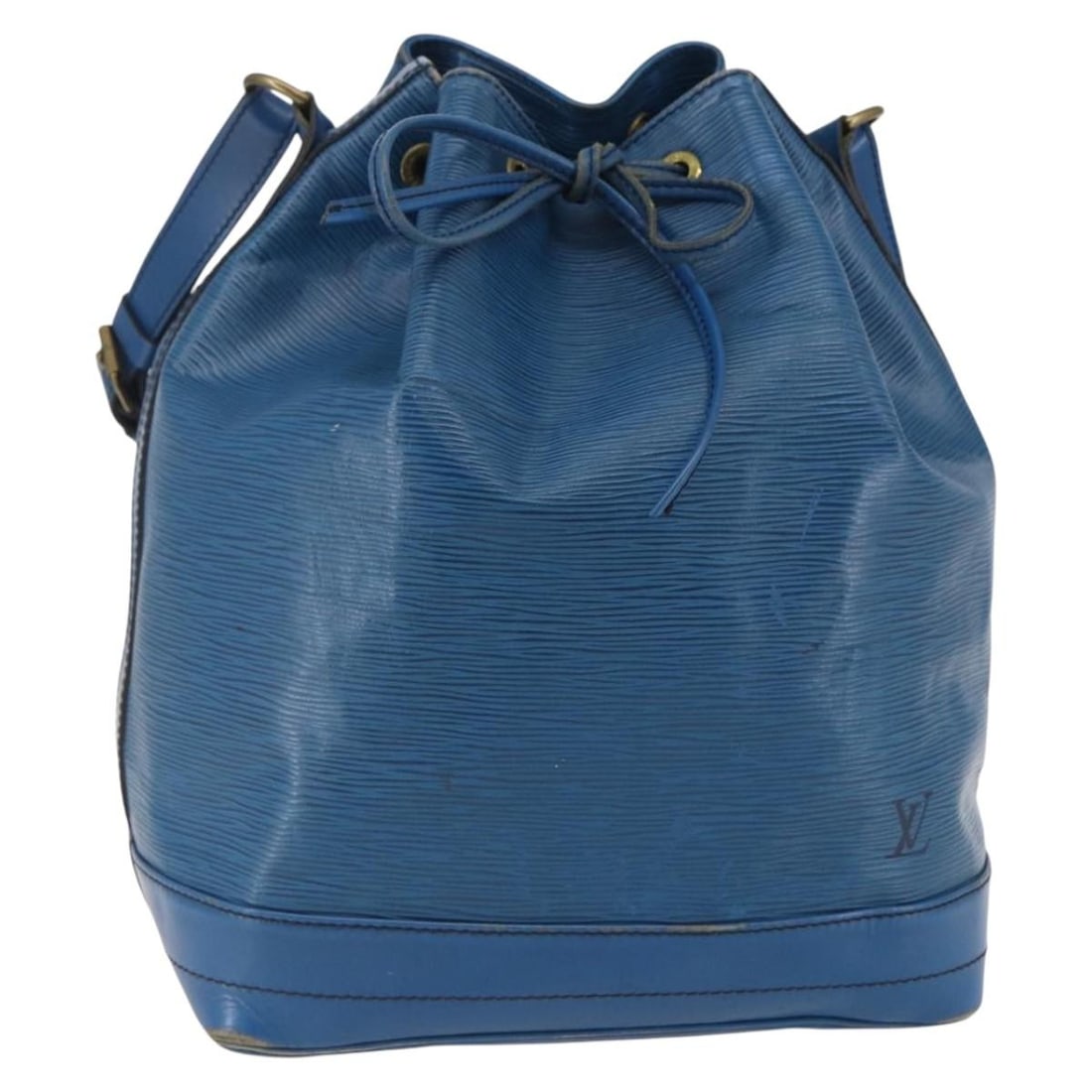 LOUIS VUITTON Epi Noe Shoulder Bag Toledo Blue M44005 Auth France: LOUIS VUITTON Epi Noe Shoulder Bag Toledo Blue M44005 Auth France This LOUIS VUITTON Epi Noe Shoulder Bag in stunning Toledo Blue is crafted from high-quality Epi leather, embodying elegance and durab