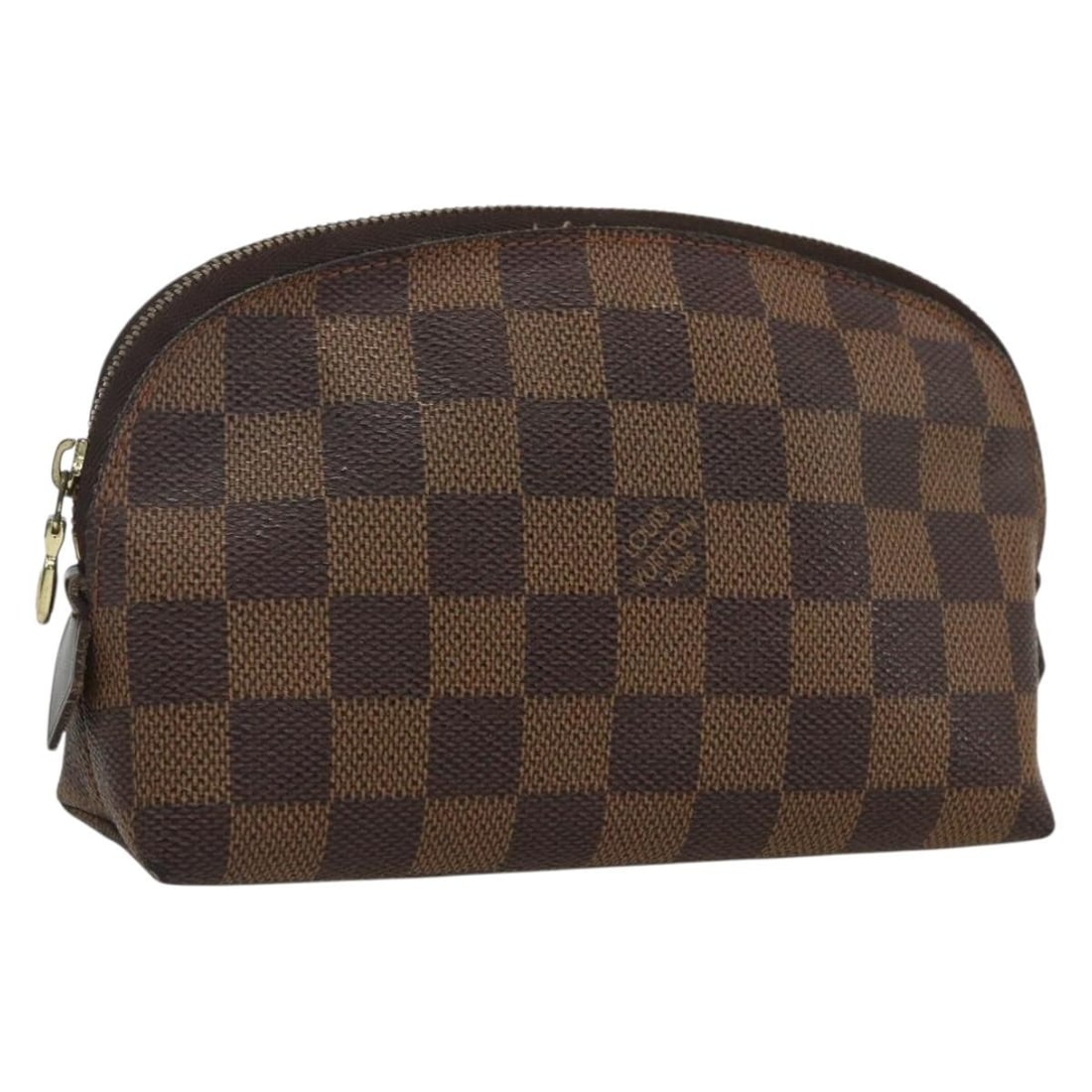 Louis Vuitton Damier Ebene Canvas Pochette Cosmetic PM Pouch N47516 with Dust Bag (1 of 18)