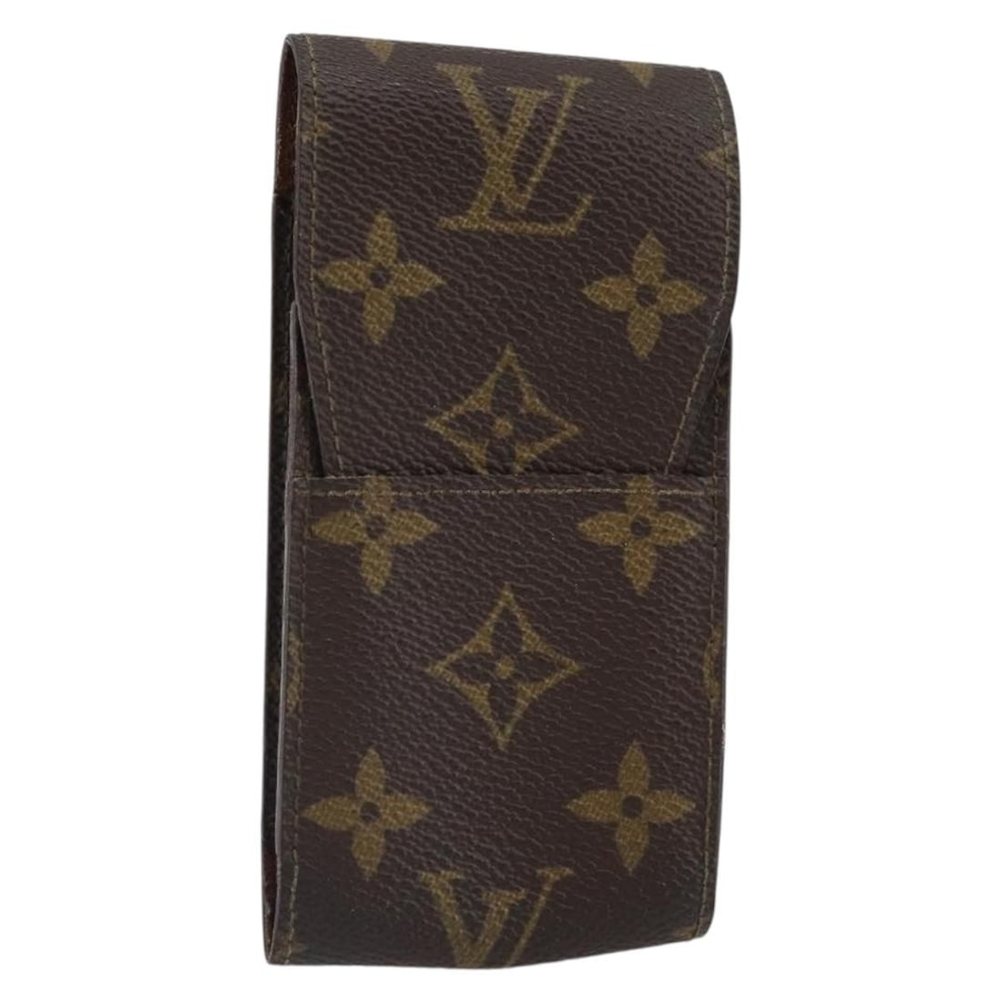 Monogram Canvas Cigarette Holder Louis Vuitton M63024 France: Monogram Canvas Cigarette Holder Louis Vuitton M63024 France This is a Louis Vuitton Monogram Etui cigarette case crafted from signature monogram canvas. The case features a classic monogram pattern a