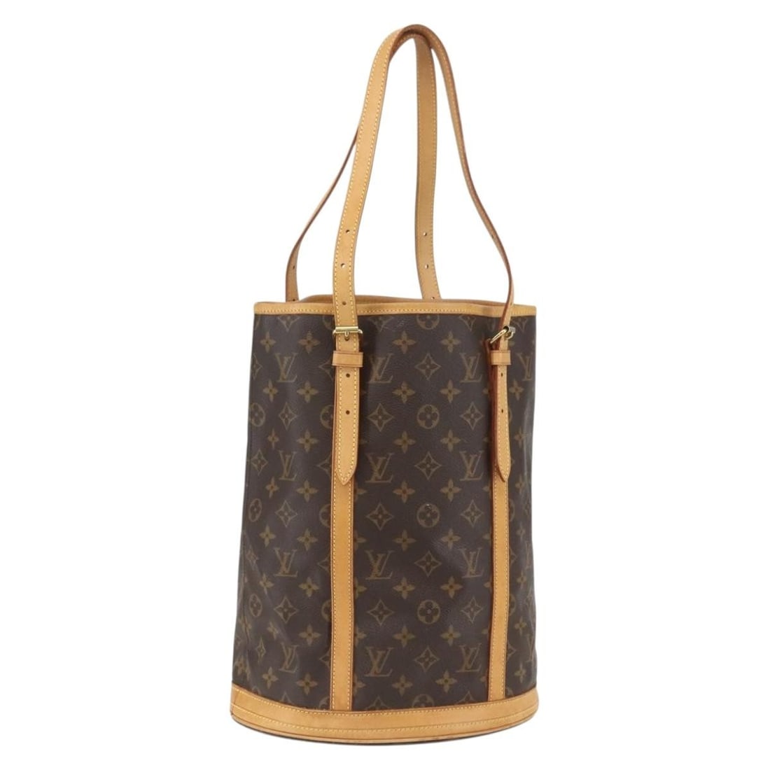 LOUIS VUITTON Monogram Bucket GM Shoulder Bag M42236 Auth France: LOUIS VUITTON Monogram Bucket GM Shoulder Bag M42236 Auth France Introducing the LOUIS VUITTON Monogram Bucket GM Shoulder Bag, a classic and stylish accessory that embodies luxury and practicality. C