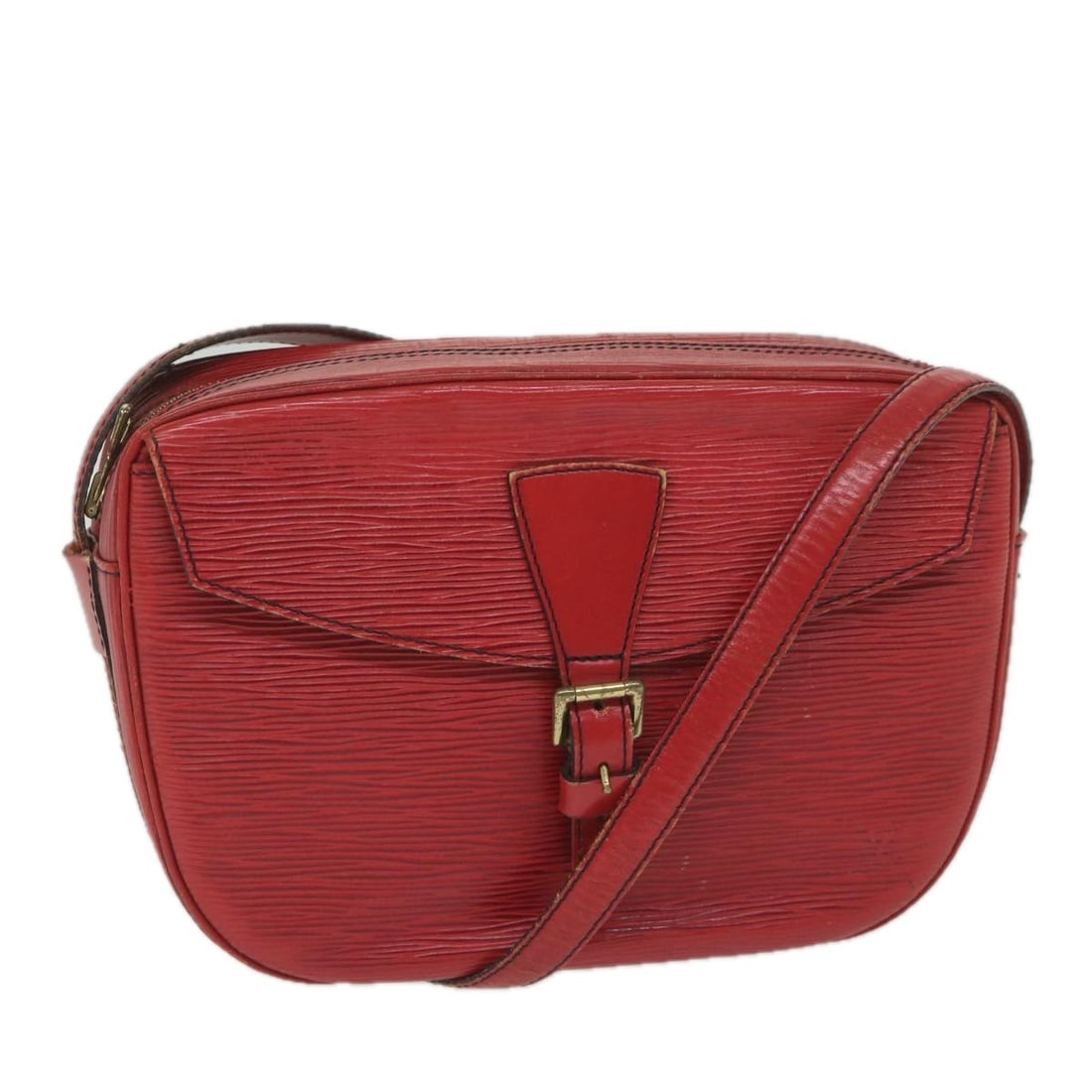 LOUIS VUITTON Epi Jeune Fille Red Shoulder Bag M52157 Made in France (1 of 18)