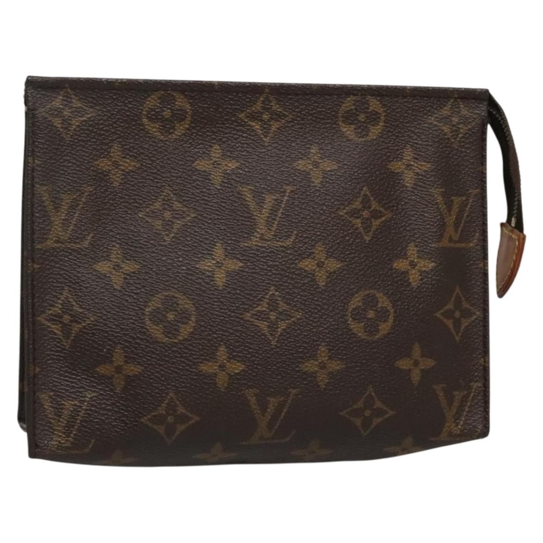LOUIS VUITTON Monogram Poche Toilette 19 Pouch M47544 Made in France: LOUIS VUITTON Monogram Poche Toilette 19 Pouch M47544 Made in France Introducing the LOUIS VUITTON Monogram Poche Toilette 19 Pouch, a sophisticated accessory crafted in France from iconic Monogram Ca