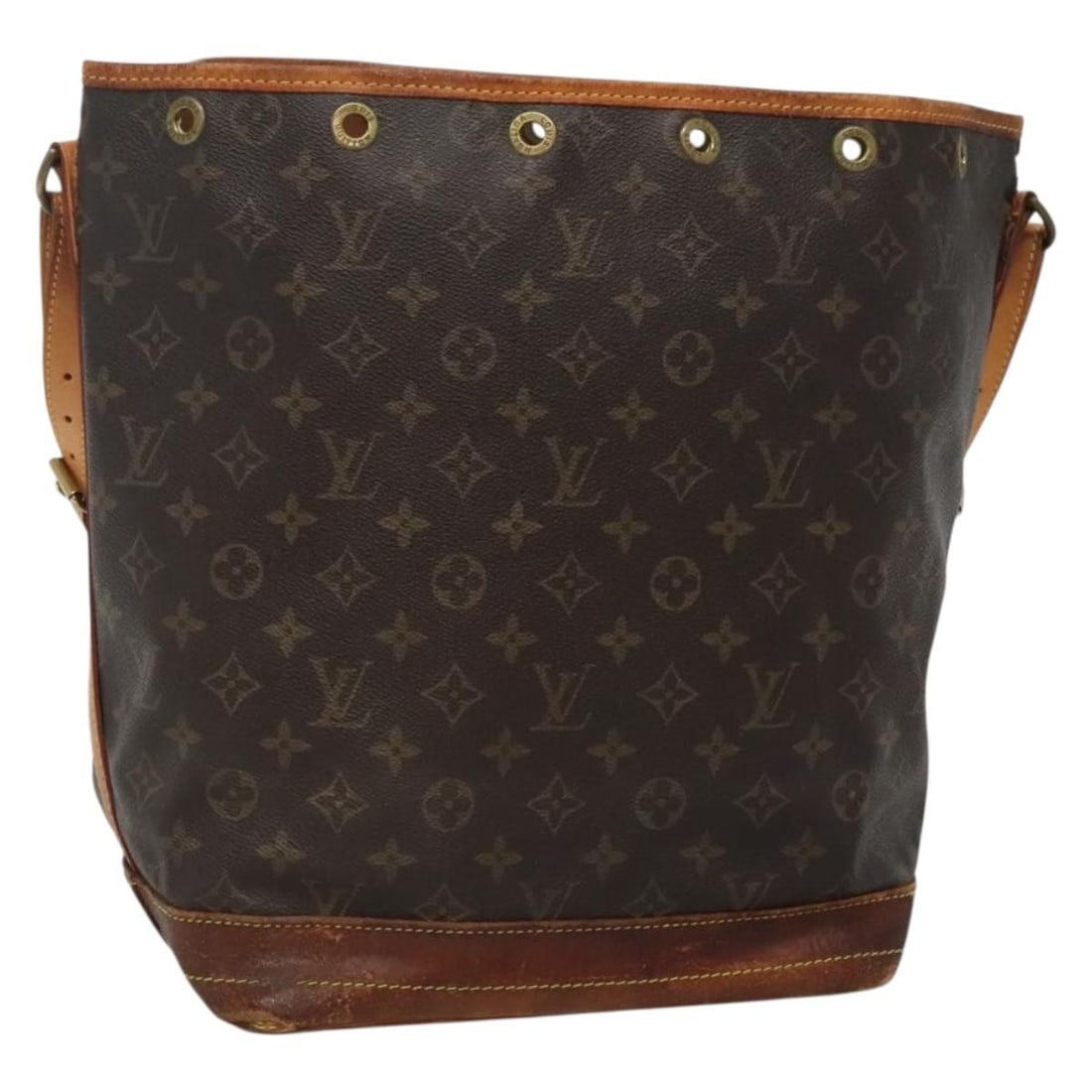 Louis Vuitton Monogram Noe Shoulder Bag M42224 Auth France: Louis Vuitton Monogram Noe Shoulder Bag M42224 Auth France This LOUIS VUITTON Monogram Noe Shoulder Bag (Model: M42224) is a stylish and sophisticated accessory made from durable Monogram Canvas. The