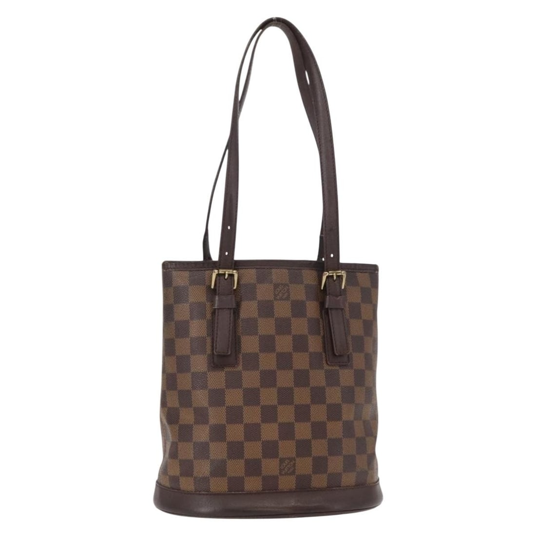 LOUIS VUITTON Damier Ebene Marais Shoulder Bag N42240 Auth: LOUIS VUITTON Damier Ebene Marais Shoulder Bag N42240 Auth This authentic LOUIS VUITTON Damier Ebene Marais Shoulder Bag showcases the iconic Damier Ebene canvas, reflecting a blend of elegance and fu