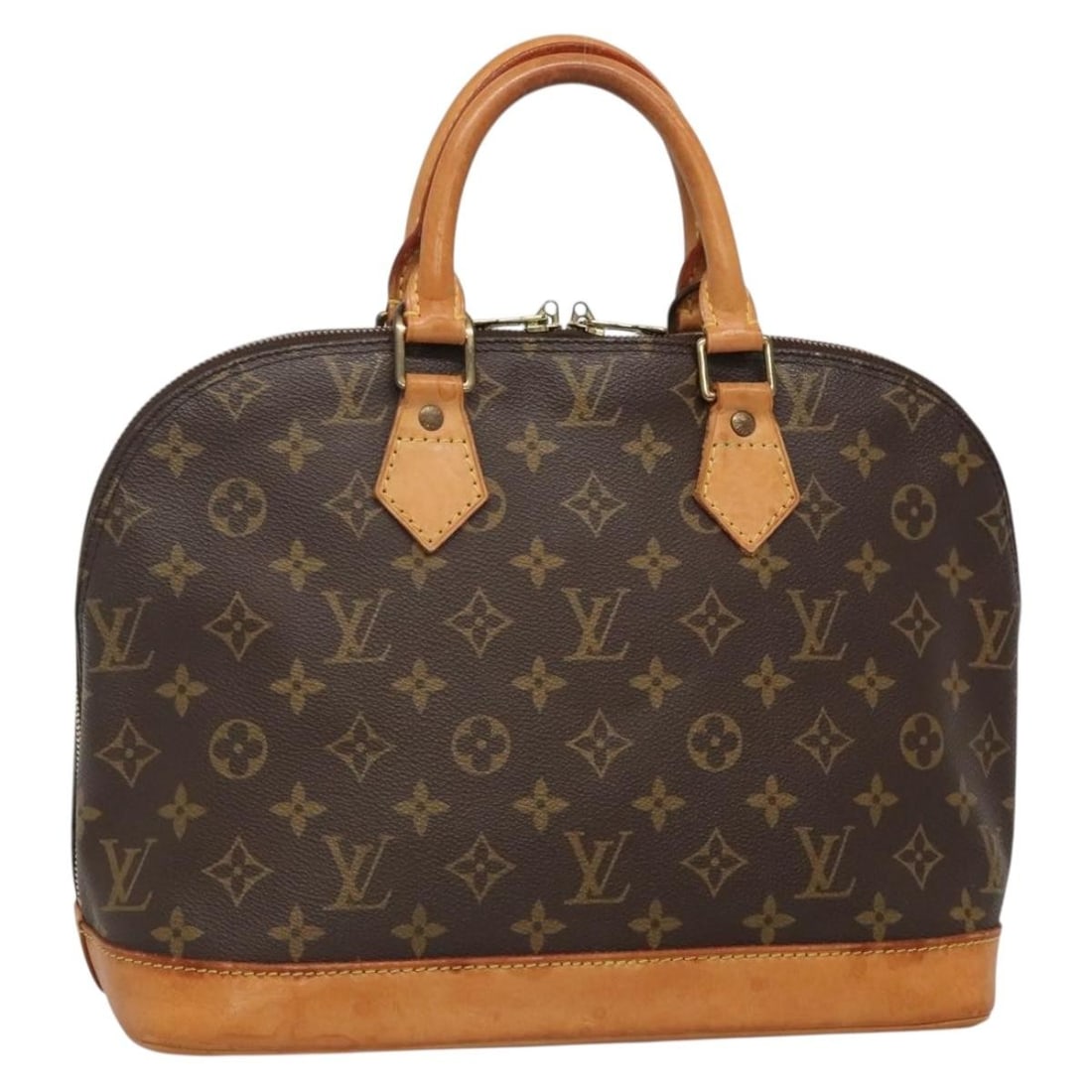 Authentic LOUIS VUITTON Monogram Alma Hand Bag M51130 Made in France (1 of 18)