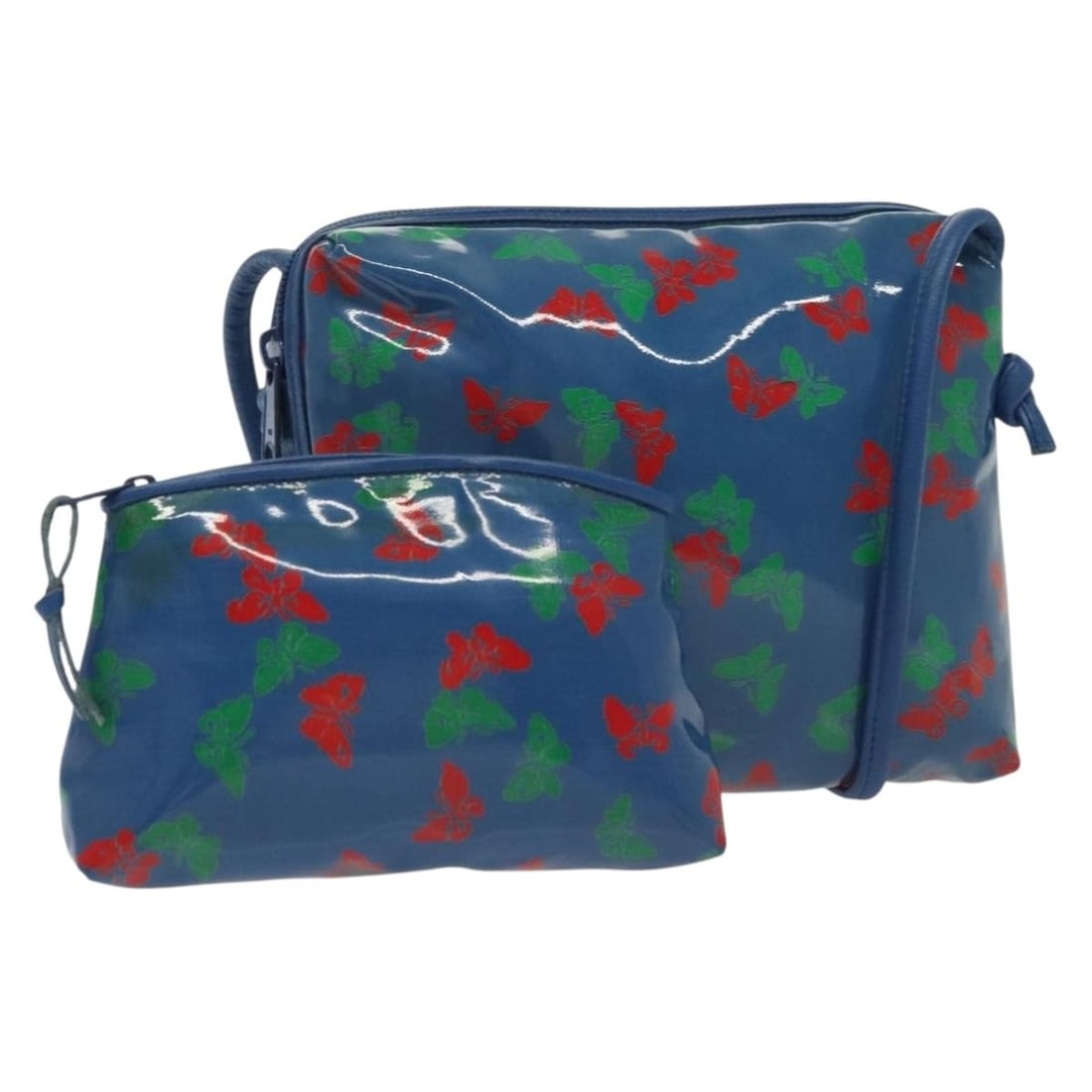 Bottega Veneta Blue Enamel Shoulder Bag Auth 135284 Italy: Bottega Veneta Blue Enamel Shoulder Bag Auth 135284 Italy This Bottega Veneta shoulder bag showcases a stunning enamel finish in a rich blue color, perfect for adding a touch of elegance to any outfit