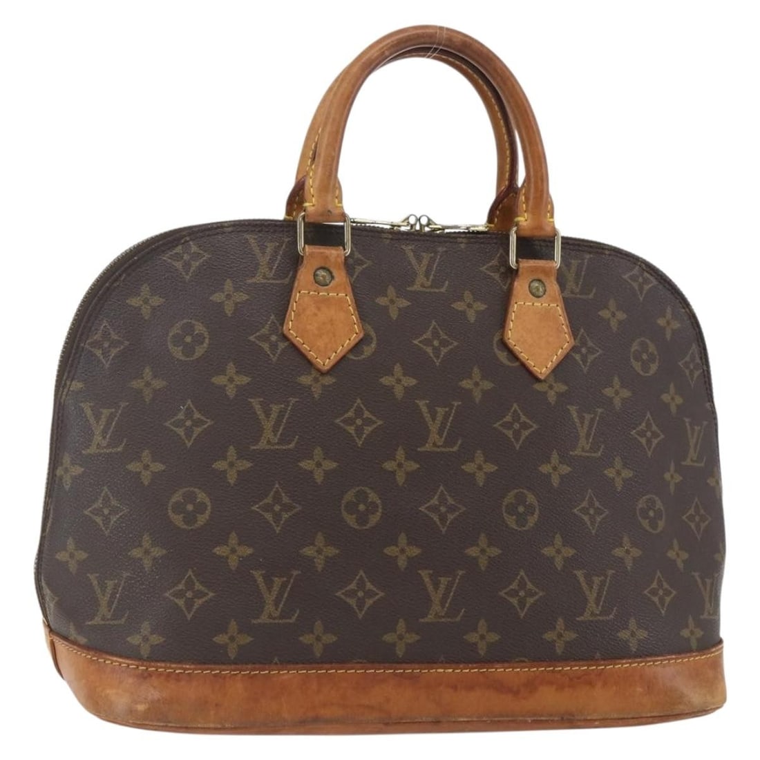 Louis Vuitton Alma Monogram Canvas M51130 Handbag from France: Louis Vuitton Alma Monogram Canvas M51130 Handbag from France This is a Louis Vuitton Monogram Alma hand bag, crafted in France from signature monogram canvas. The bag features a structured silhouette