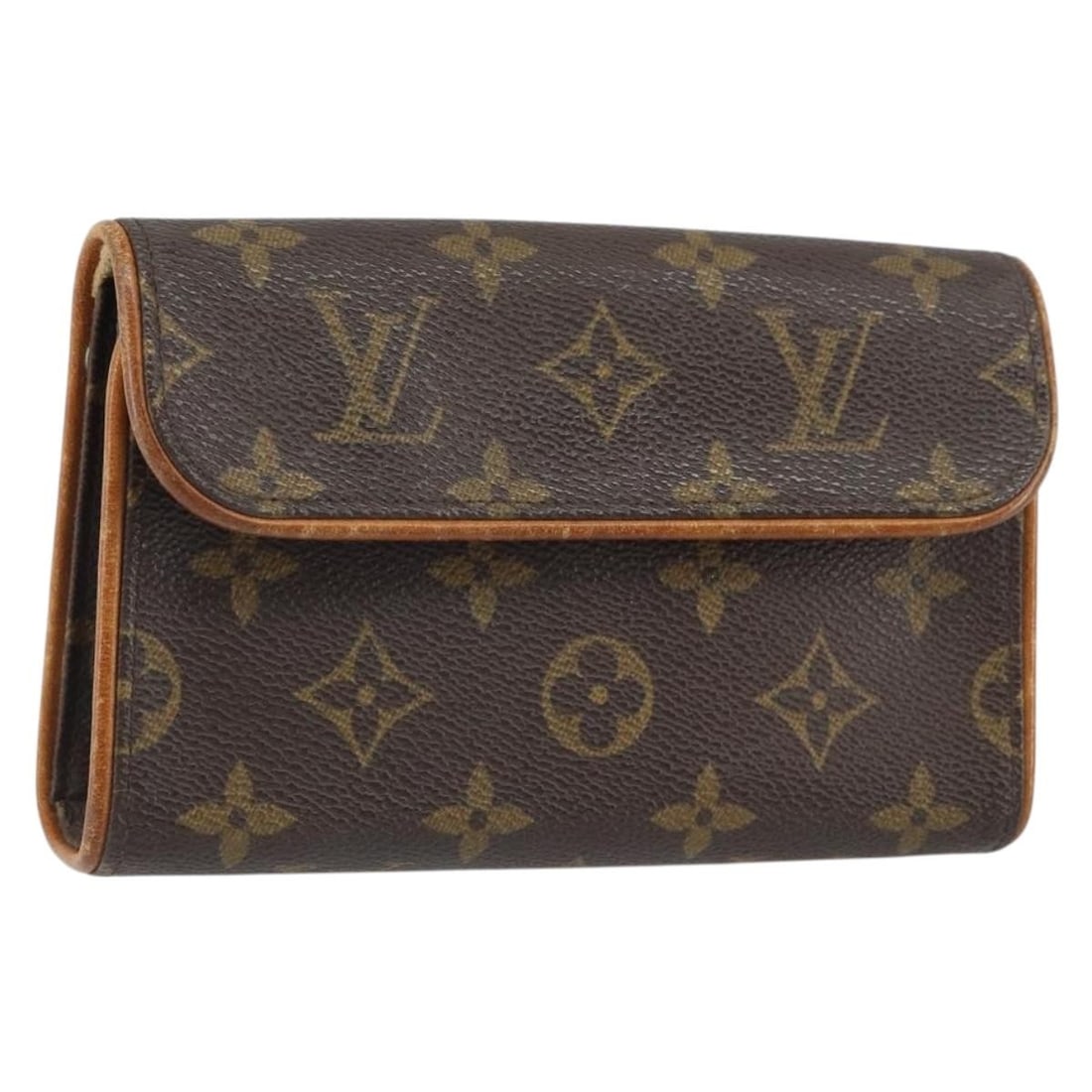 Louis Vuitton Florentine Monogram Canvas Waist Bag M51855 France: Louis Vuitton Florentine Monogram Canvas Waist Bag M51855 France This Louis Vuitton Monogram Pochette Florentine waist bag is crafted from signature Monogram Canvas and was made in France. The bag fea