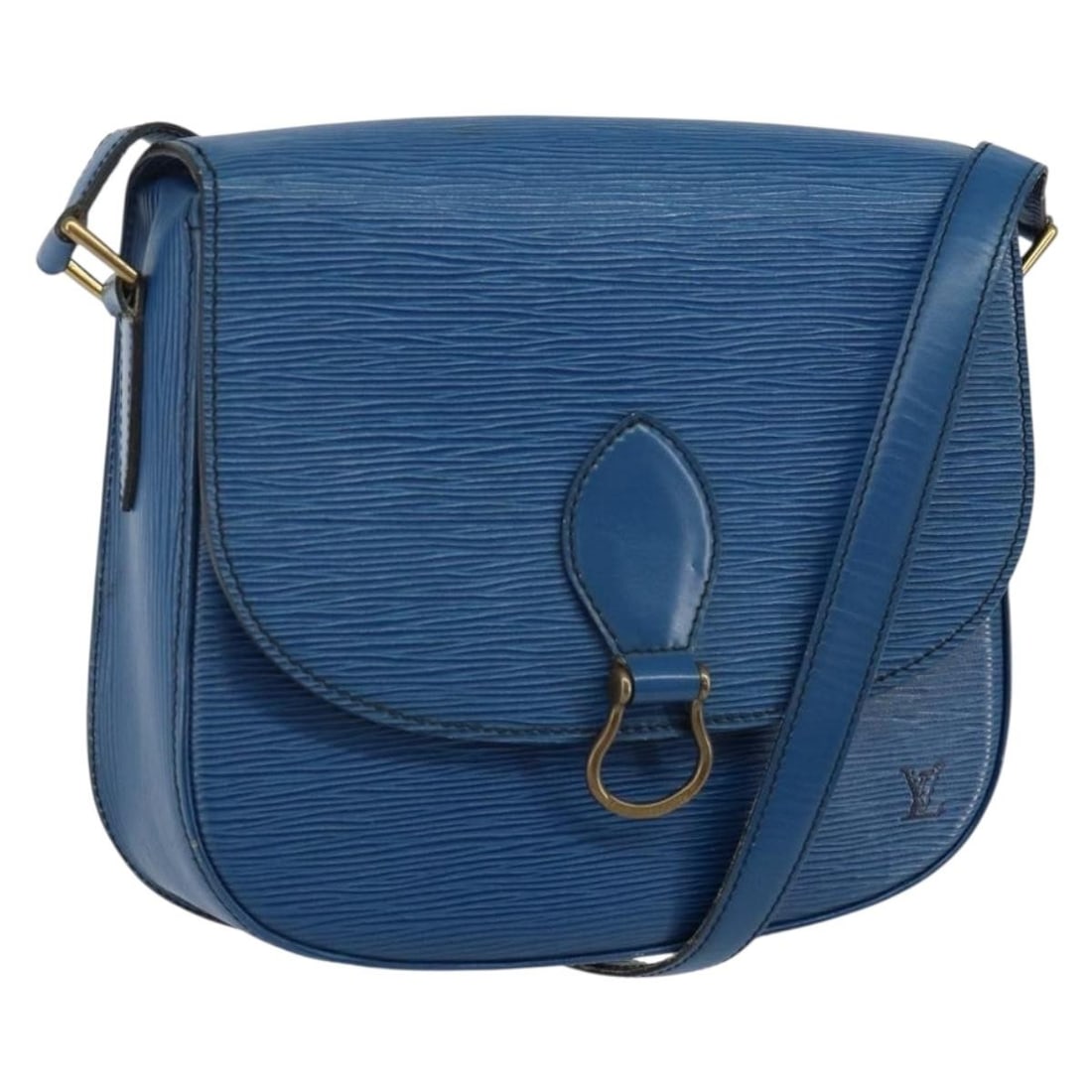 LOUIS VUITTON Epi Saint Cloud GM Shoulder Bag Toledo Blue M52195 Authentic: LOUIS VUITTON Epi Saint Cloud GM Shoulder Bag Toledo Blue M52195 Authentic Elevate your accessory collection with the LOUIS VUITTON Epi Saint Cloud GM Shoulder Bag. Crafted in France from durable Epi