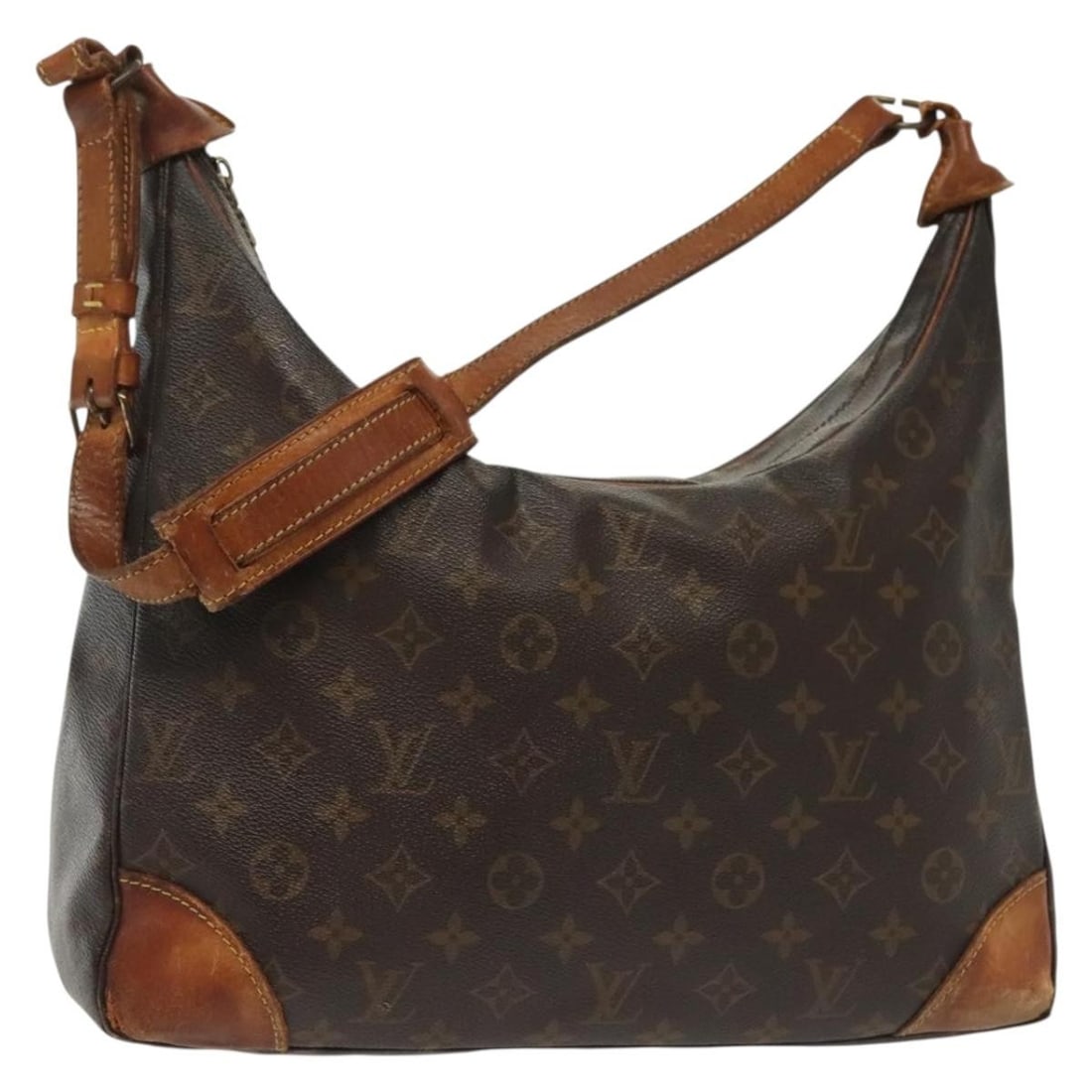 LOUIS VUITTON Monogram Boulogne 35 Shoulder Bag M51260 Auth France: LOUIS VUITTON Monogram Boulogne 35 Shoulder Bag M51260 Auth France This stylish Louis Vuitton Monogram Boulogne 35 Shoulder Bag is a classic accessory that showcases the brand's iconic monogram canvas